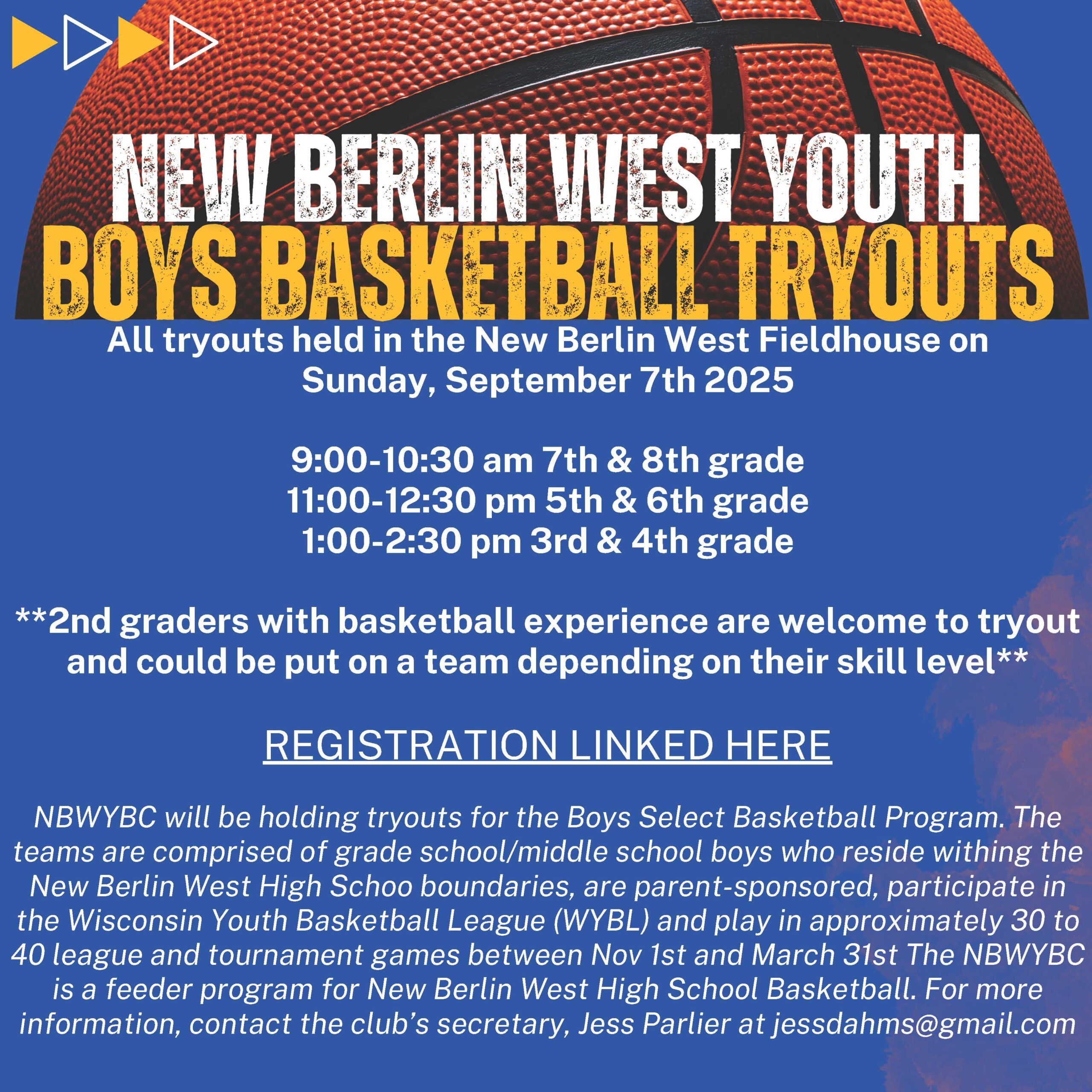 Tryouts Registration 2025